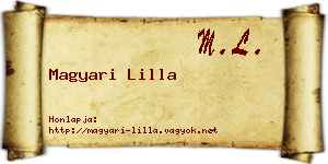 Magyari Lilla névjegykártya