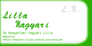 lilla magyari business card